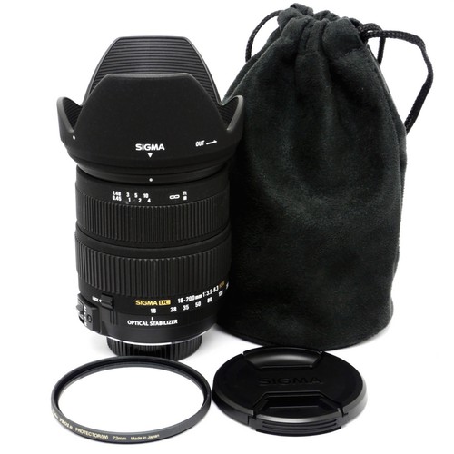 Sigma zoom 18 200mm - zoom, 18-200mm