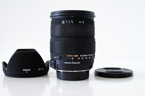Sigma 200mm 6 - sigma, 18-200mm