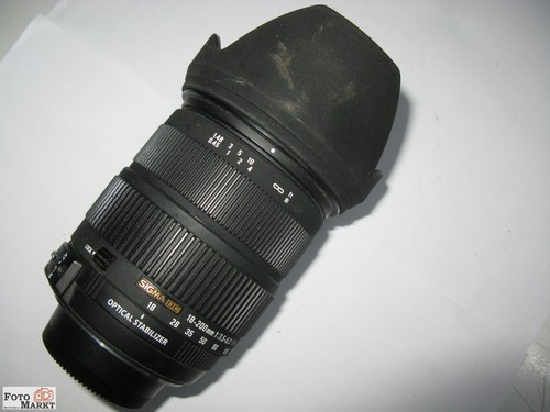 Sigma zoom objektiv 200 - sigma, dc