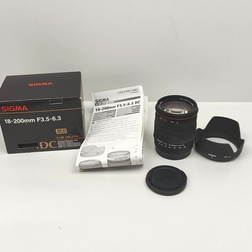 Objektiv zoom sigma - objektiv, 18-200mm